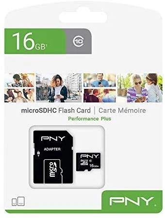 Atminties kortelė Pny Technologies PNY Performance Plus 16 GB Micro SDHC 10 klasė