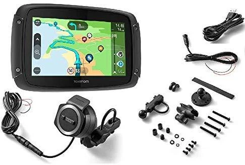 TomTom Rider 550 Premium Pack navigatorius 10,9 cm (4.3") Lietimui jautrus ekranas Fiksuotas Juoda 280 g