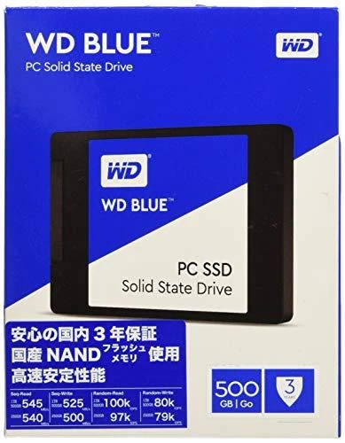 SanDisk WD Mėlyna 500GB SATA3 SSD diskas