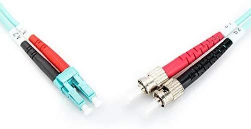 „Digitus DIGITUS“ šviesolaidinis kabelis, 2 x ST – LC dvipusis, OM3, 3,0 m, 2 x ST kištukas – 2 x LC kištukas, daugiamodis, „DupelxCable“ (DK-2531-03 / 3)