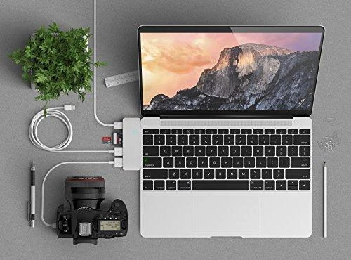 HUB USB Satechi 1x SD 1x USB-C 1x Micro SD + 2x USB-A 3.0 (ST-TCUPS)
