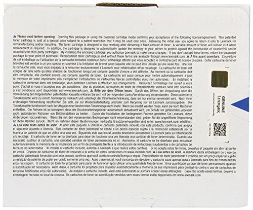 Lexmark 74C2SK0 Lazerinė kasetė, Juoda