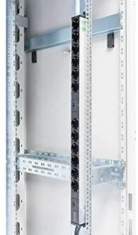 Assmann Electronic DIGITUS 48,3cm 19Zoll Steckdosenleiste Aliuminio 12fach 2Kreislaeufe juodas 2x16A mit 2xUeberlastschutz inkl. Metallhalterung