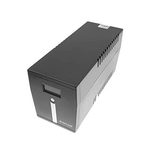 Nepertraukiamo maitinimo šaltinis Green Cell Uninterruptible Power Supply UPS 1000VA 600W with LCD Display | EU VERSION | 2x Schuko 2x IEC Sockets