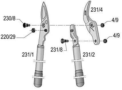Genėjimo žirklės FELCO 231