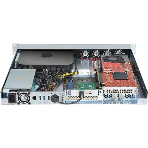 Sonnet xMac mini serveris su vienu viso ilgio ir vienu pusės ilgio lizdu, „Thunderbolt 3“ leidimas