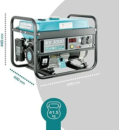 KÖNNER & SÖHNEN Generatorius benzininis 3kW 230V KS 3000