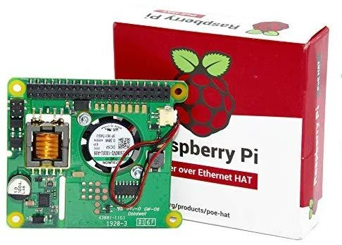 Raspberry Pi PoE + HAT - Raspberry Pi 4B / 3B +