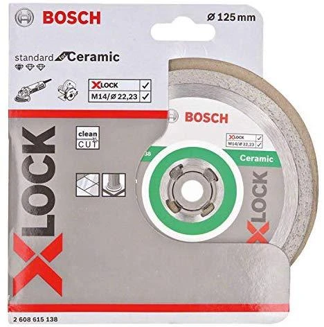 Bosch XLOCK Deimant.pjov.diskas Standard Ceramic 125 mm