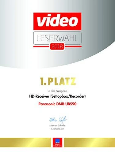 Vaizdo grotuvas Panasonic DMR-UBS90EGK juoda
