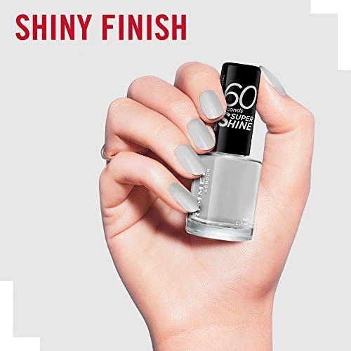 Rimmel London "Rimmel 60 Seconds Super Shine 740 Clear nagų lakas