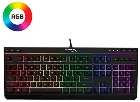 HyperX Alloy Core RGB Membraninė žaidimų klaviatūra, US išdėstymas, su pašvietimu