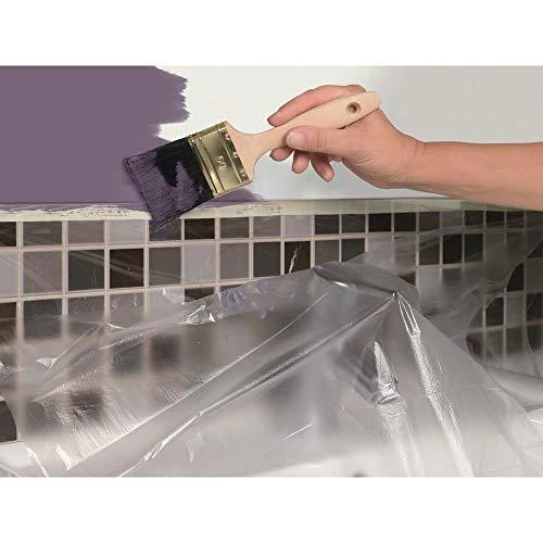 Tesa Folia Apsauginė plėvelė nuo purslų su „Malar.easycover“ universalia juosta, 33 m: 550 mm