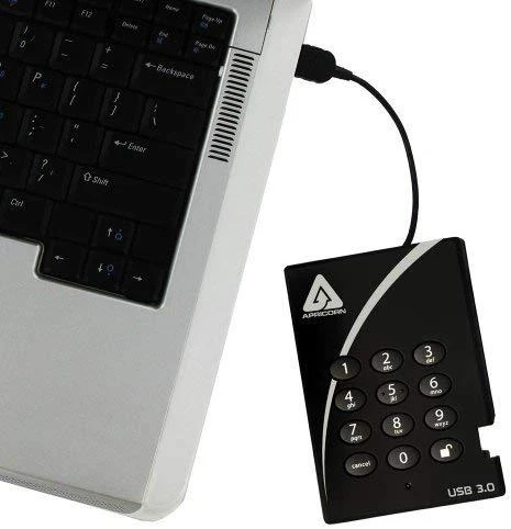 Apricorn Aegis Padlock A25-3PL256-1000 – kietasis diskas – 1 TB – USB 3.0