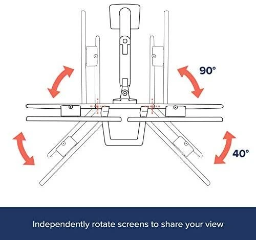 Laikiklis Ergotron HX Desk Dual Monitorius Arm