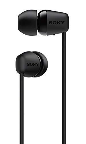 Belaidės į ausį įdedamos ausinės Sony WI-C200B, juodos