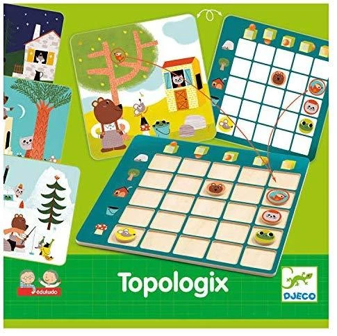 Djeco Edukacinis žaidimas - Eduludo - Topologix ( DJ08354 )