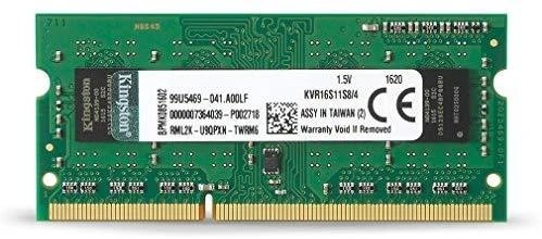 Nešiojamo kompiuterio atmintis KINGSTON 4GB DDR3 1600MHz Non-ECC CL11 SODIMM SR x8