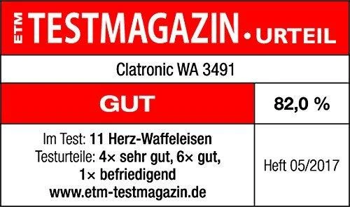 Vaflinė Clatronic WA 3491 (1200W; juoda)