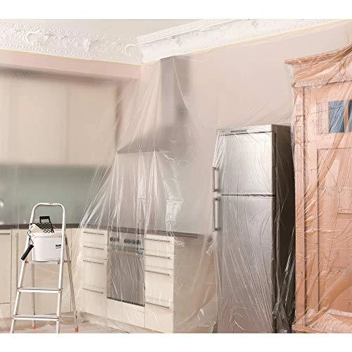 Tesa Folia Apsauginė plėvelė nuo purslų su „Malar.easycover“ universalia juosta, 33 m: 550 mm