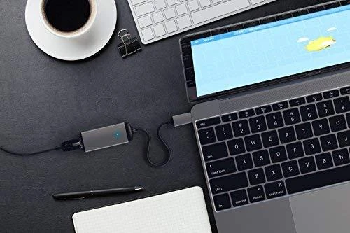 Satechi USB-C tinklo adapteris su prijungtu laidu