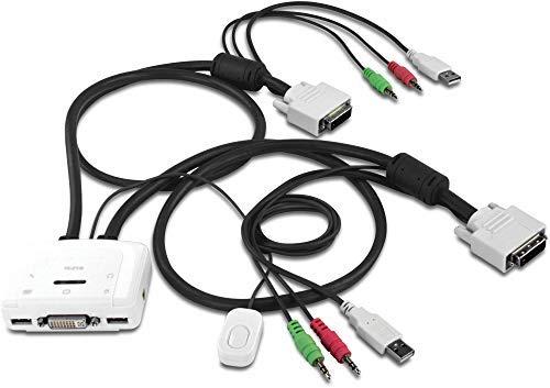 TRENDnet 2 PORT DVI GARSO KVM JUNGIKLIS (TK-214I) – Z010333