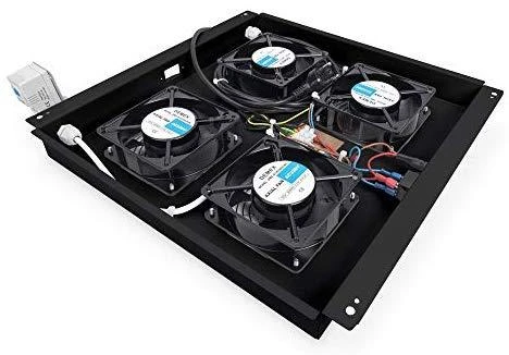 Digitus DN-19 FAN-4-B-N stovo aušinimo įranga
