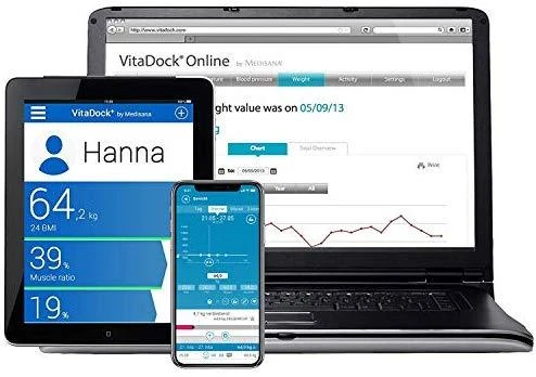 Medisana BS 440 Connect analizuojančios svarstyklės