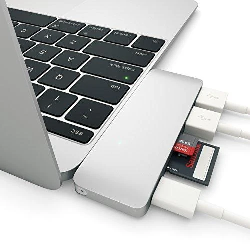 HUB USB Satechi 1x SD 1x USB-C 1x Micro SD + 2x USB-A 3.0 (ST-TCUPS)