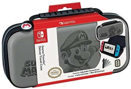 Big Ben Oficialus „Nintendo Switch“ kelioninis dėklas pilkas Mario