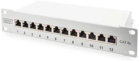 Digitus Patch panel 10'' 1U 12x RJ45 kat. 6A (DN-91612S-EA-G)