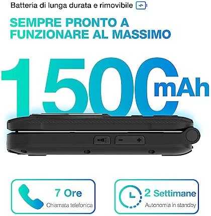 Išmanusis telefonas AGM Mobile M8 Klapper 4G Rugged Juodas