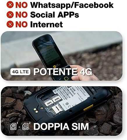 Išmanusis telefonas AGM Mobile M8 Klapper 4G Rugged Juodas