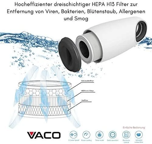 AIR PURIFIER VACO LAVENDER AIRING