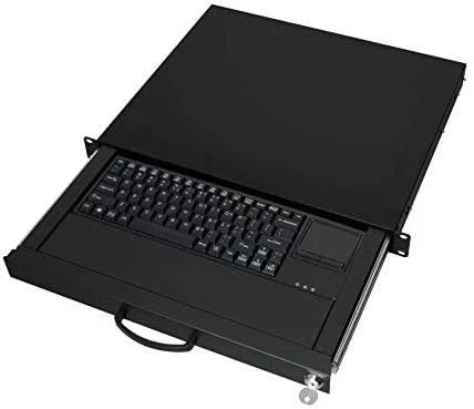 aixcase AIX-19K1UKUSTP-B klaviatūra USB QWERTY US English Juodas