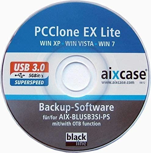 Kištukinis Aixcase USB 3, 0 - SATA / IDE Juoda (AIX- BLUSB3SI- PS)