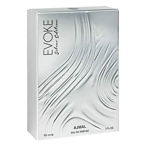 Ajmal Evoke Him Sidabrinis Edition EDP parfumuotas vanduo vyrams, 90 ml