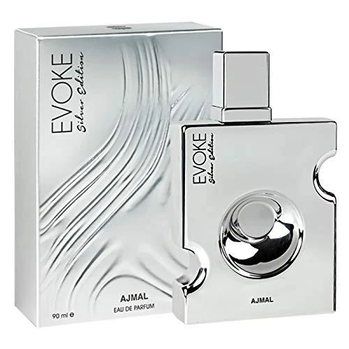 Ajmal Evoke Him Sidabrinis Edition EDP parfumuotas vanduo vyrams, 90 ml