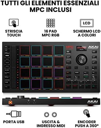 AKAI MPC Studio II kontroleris MIDI USB, Juodas