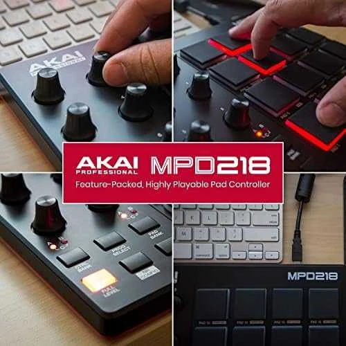 Akai MPD218 garsų maišiklis Juoda