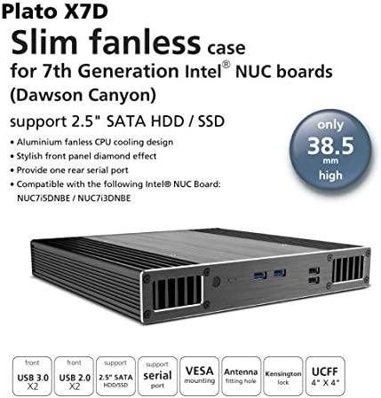 Akasa Plato X7D UCFF dėklas (Intel NUC), OEM – juoda