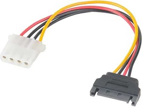 „Akasa SATA“ į „Molex“ adapterio kabelis – 2 vnt.