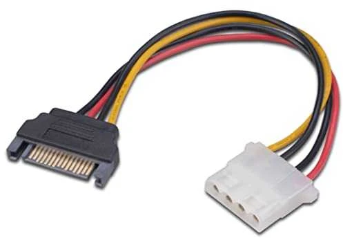„Akasa SATA“ į „Molex“ adapterio kabelis – 2 vnt.