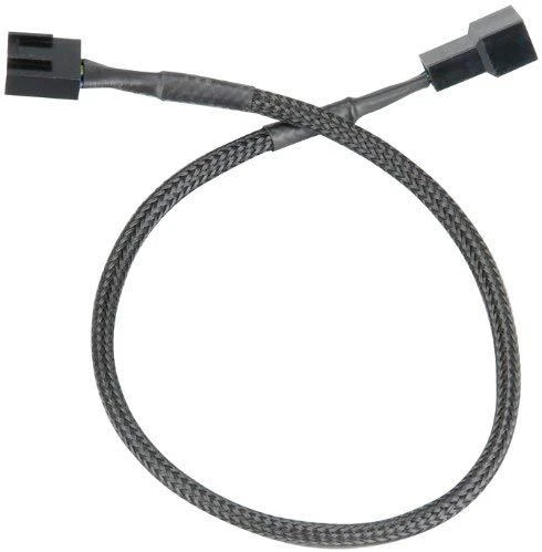 Kabelis AKASA 4-pin PWM, 0.3m, juodas AK-CBFA01-30 / AK-0010