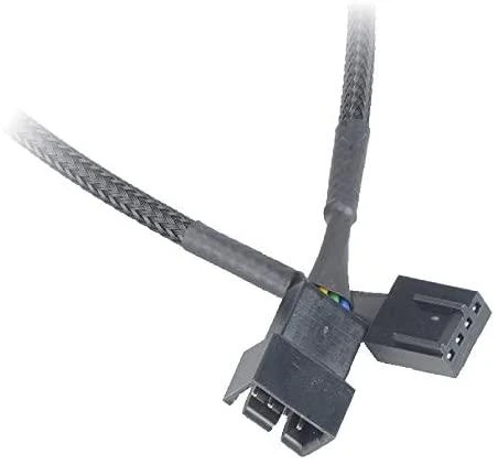 Kabelis AKASA 4-pin PWM, 0.3m, juodas AK-CBFA01-30 / AK-0010