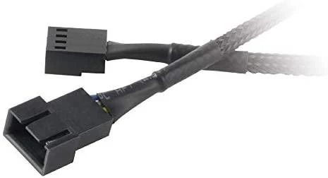 Kabelis AKASA 4-pin PWM, 0.3m, juodas AK-CBFA01-30 / AK-0010