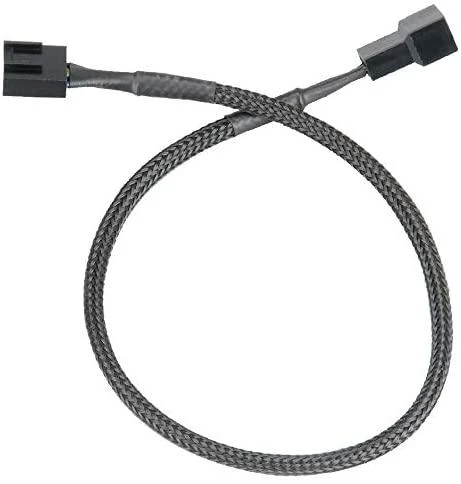 Kabelis AKASA 4-pin PWM, 0.3m, juodas AK-CBFA01-30 / AK-0010