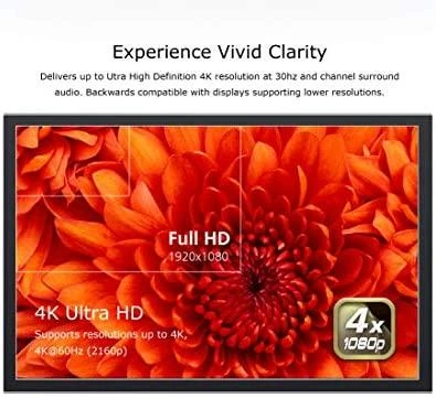 Akasa HDMI į DisplayPort adapterio laidas – juodas