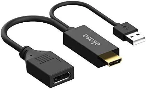 Akasa HDMI į DisplayPort adapterio laidas – juodas