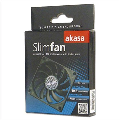 Akasa AK-FN076 Slimline PWM Fan – 80mm